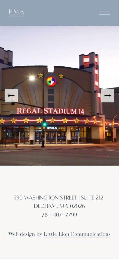 HMA website on mobile