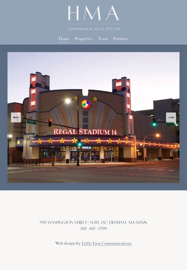 HMA website on tablet